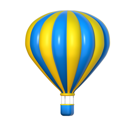 Air Balloon  3D Icon