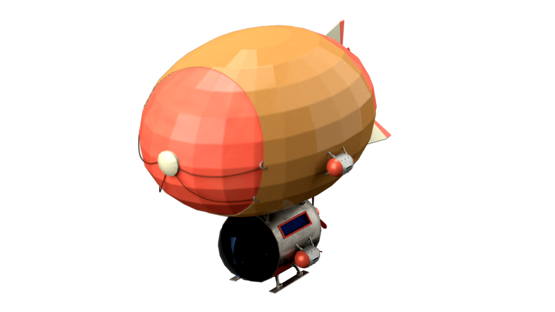 Air Balloon  3D Illustration