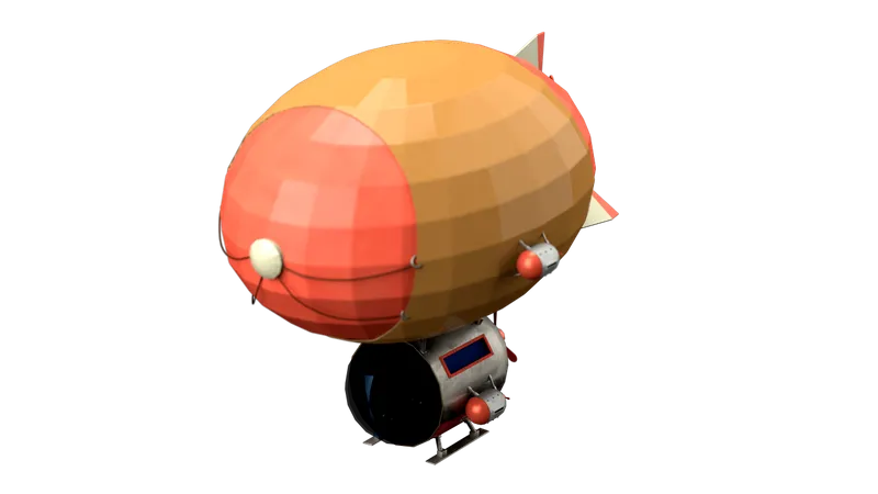 Air Balloon  3D Illustration