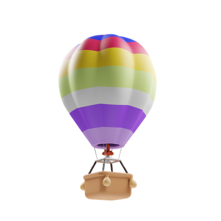 Air Balloon  3D Illustration