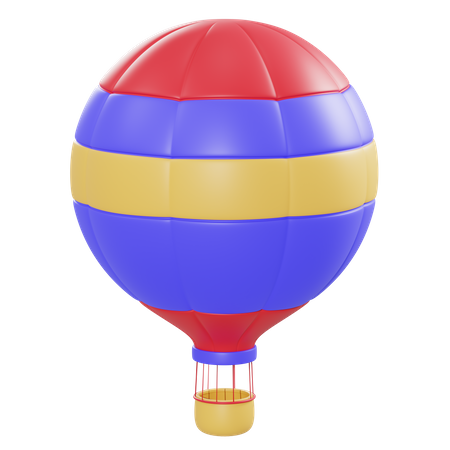 Air Balloon  3D Illustration