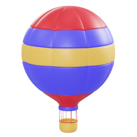 Air Balloon  3D Illustration