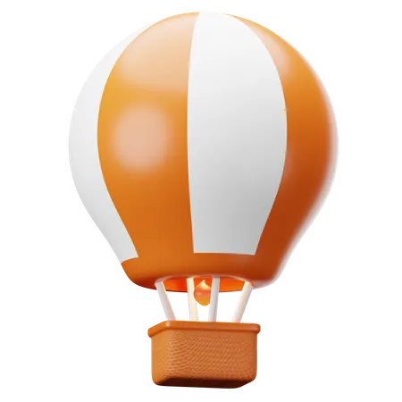 Air Balloon 3D Illustration
