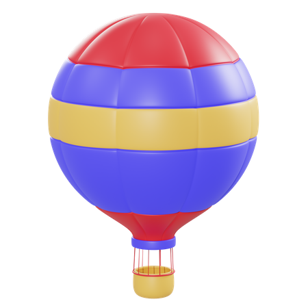 Air Balloon  3D Illustration