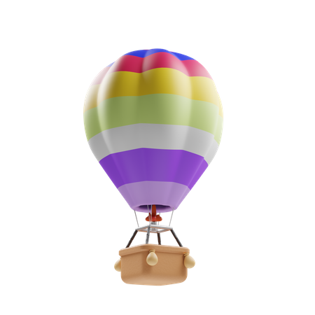Air Balloon  3D Illustration