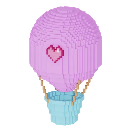 Air Balloon 3D Icon