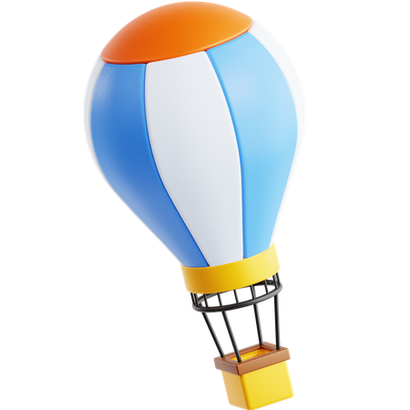 Air Baloon  3D Icon