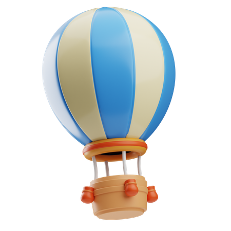 Air Baloon  3D Icon