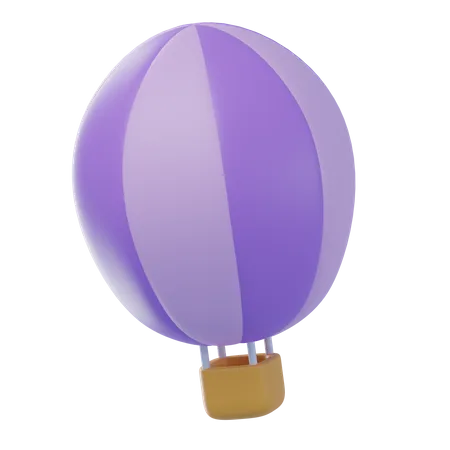 Air Baloon  3D Icon