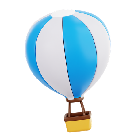 Air Baloon  3D Icon