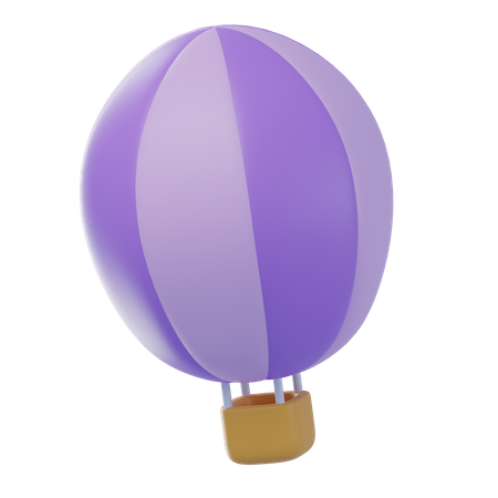 Air Baloon  3D Icon