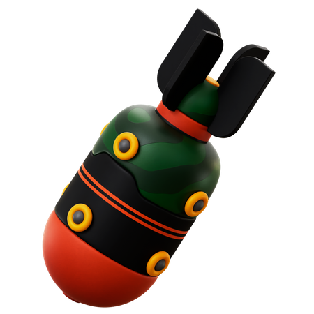 Air Bomb  3D Icon