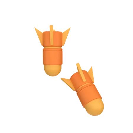 Air Bomb  3D Icon