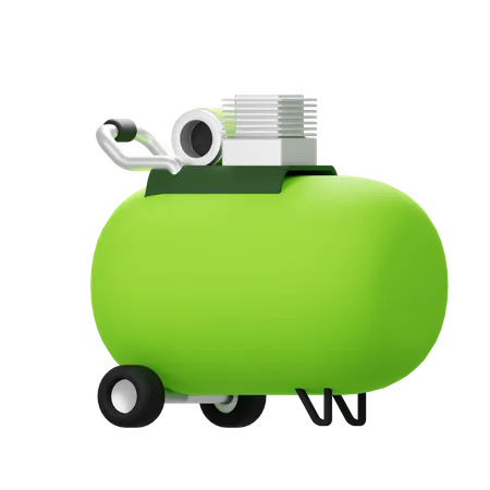 Air Compressor  3D Icon