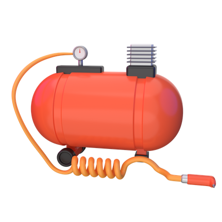 Air Compressor  3D Icon