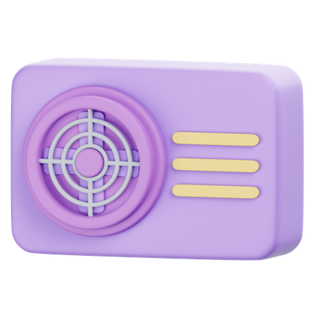 Air Conditioner  3D Icon