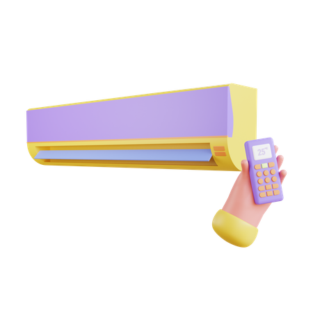 Air Conditioner  3D Illustration