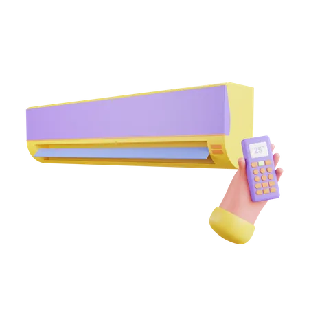 Air Conditioner  3D Illustration