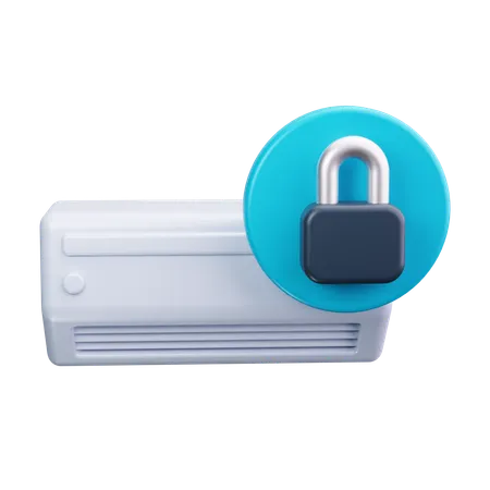 Air conditioner Lock  3D Icon