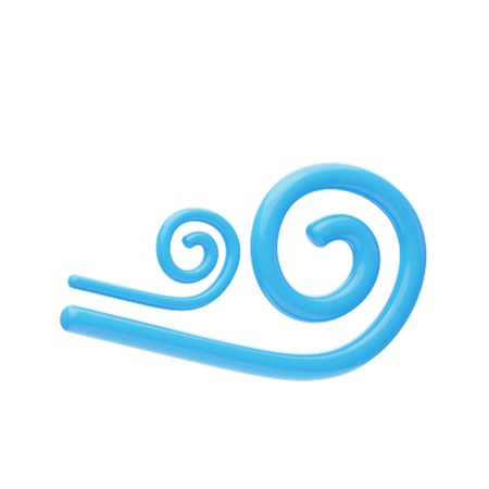 Air Currents  3D Icon