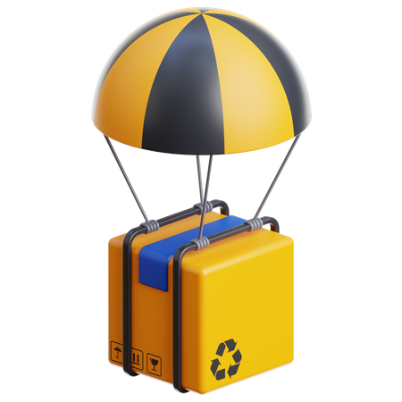 Air Delivery  3D Icon