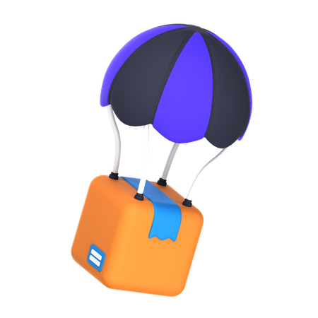 Air Delivery  3D Icon