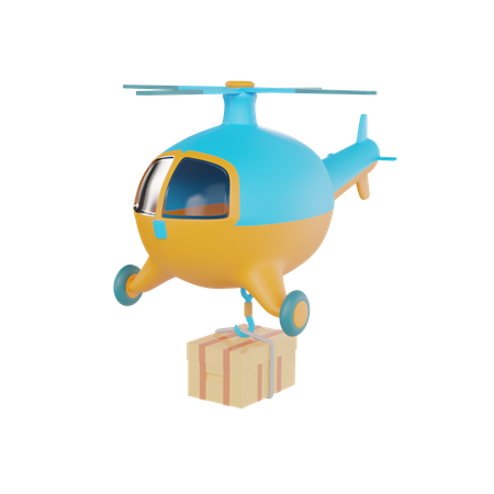 Air Delivery  3D Icon