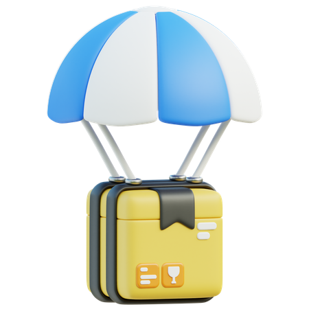 Air Delivery  3D Icon