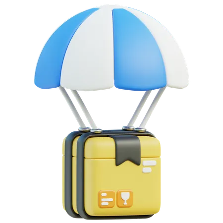 Air Delivery  3D Icon