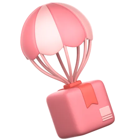 Air Delivery  3D Icon