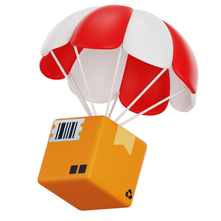 Air Delivery  3D Icon