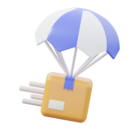 Air Delivery  3D Icon