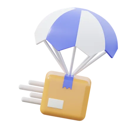 Air Delivery  3D Icon