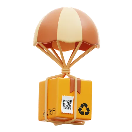 Air Delivery  3D Icon