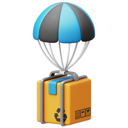 Air Delivery  3D Icon