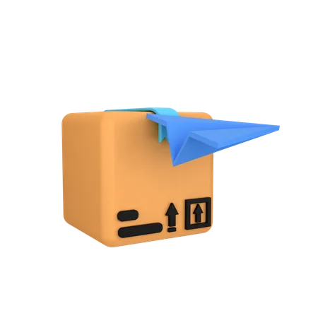 Air Delivery  3D Icon