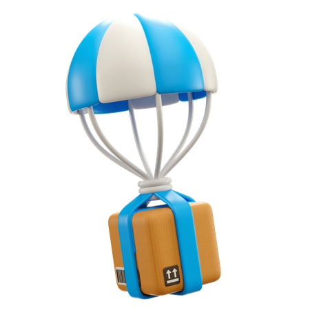 Air Delivery  3D Icon