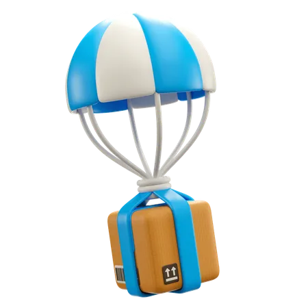 Air Delivery  3D Icon