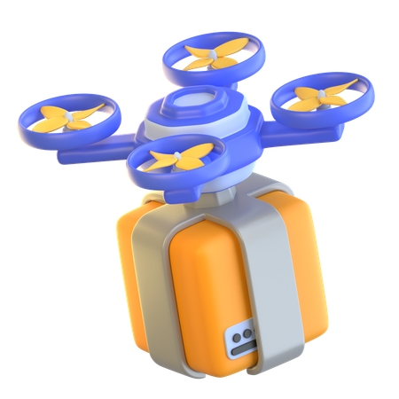 Air Delivery  3D Icon