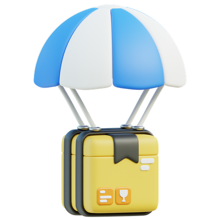 Air Delivery  3D Icon
