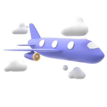 Air Delivery  3D Illustration