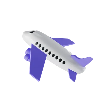 Plane Delivery 3 D Ilustrations 3D Icon