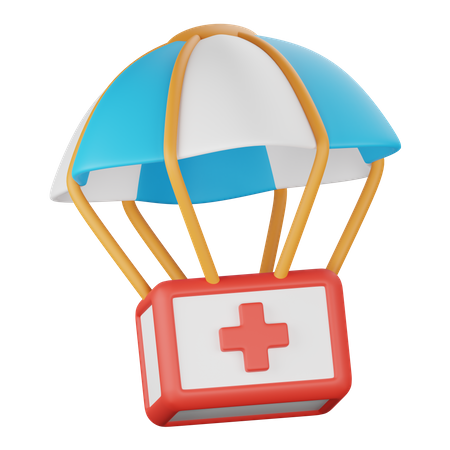 Air Drop  3D Icon