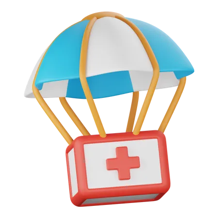 Air Drop  3D Icon