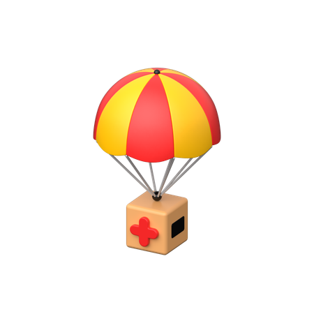 Air Drop  3D Icon