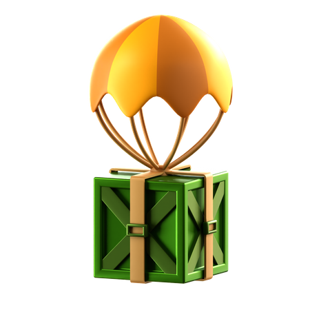 Air Drop  3D Icon