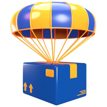 Air Drop  3D Illustration