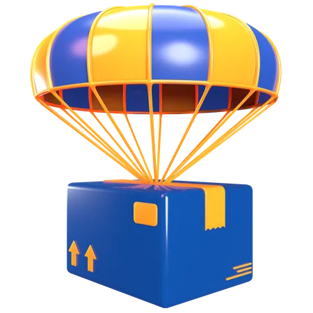 Air Drop  3D Illustration