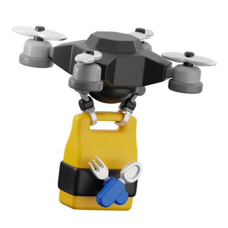 Air food delivery  3D Icon