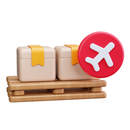 Air Freight  3D Icon